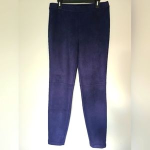 Elie Tahari Purple Suede Pants NWT * Size Large